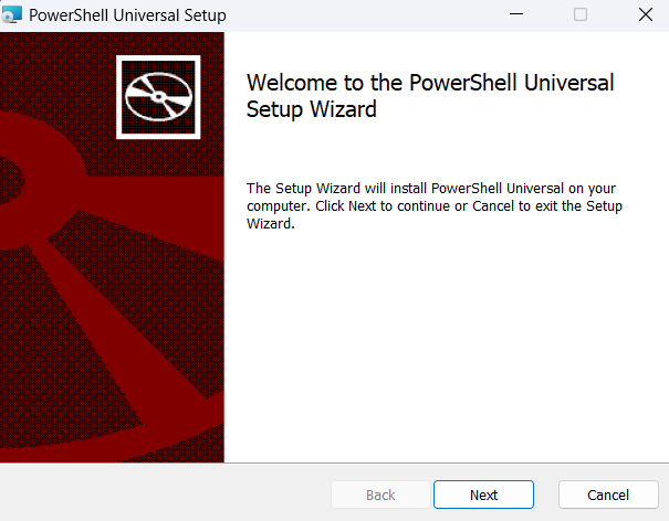 PowerShell Universal MSI