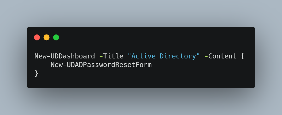 reset password script